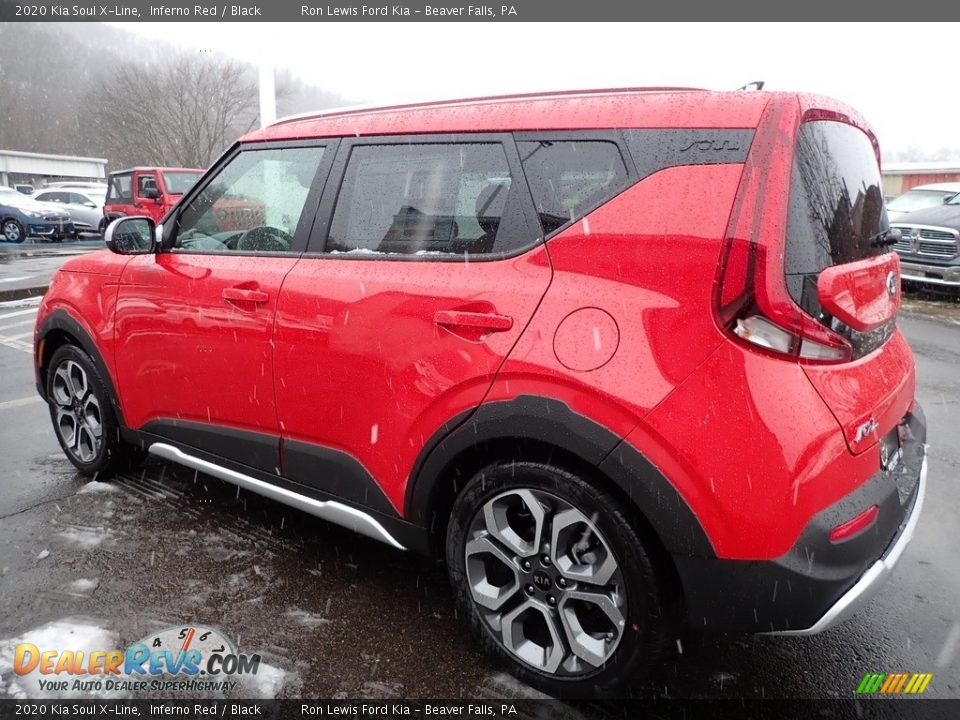 2020 Kia Soul X-Line Inferno Red / Black Photo #5