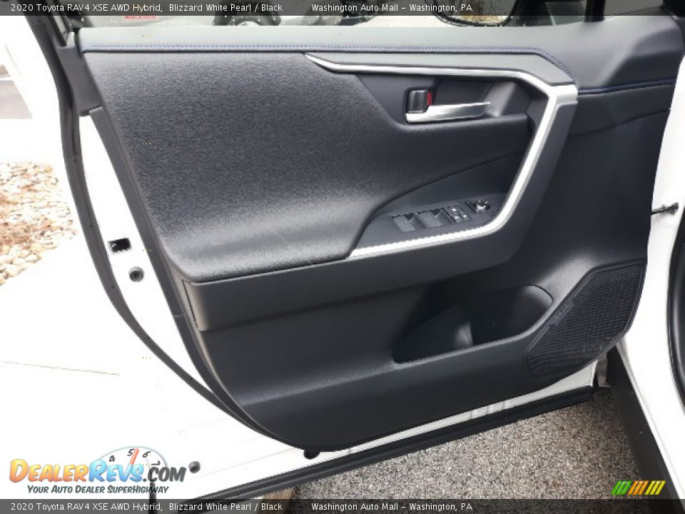 2020 Toyota RAV4 XSE AWD Hybrid Blizzard White Pearl / Black Photo #25