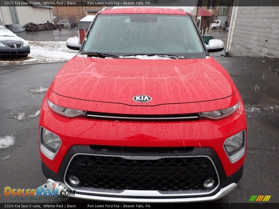 2020 Kia Soul X-Line Inferno Red / Black Photo #8