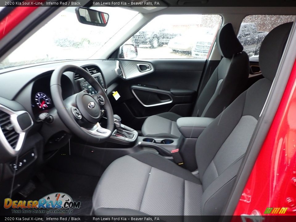 Black Interior - 2020 Kia Soul X-Line Photo #12