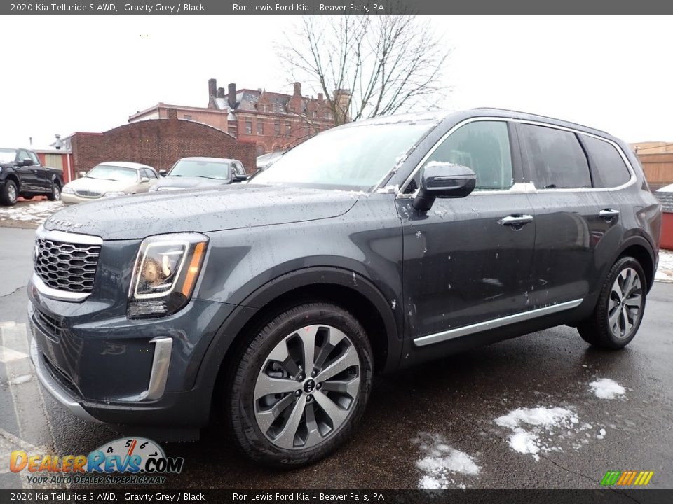 2020 Kia Telluride S AWD Gravity Grey / Black Photo #7