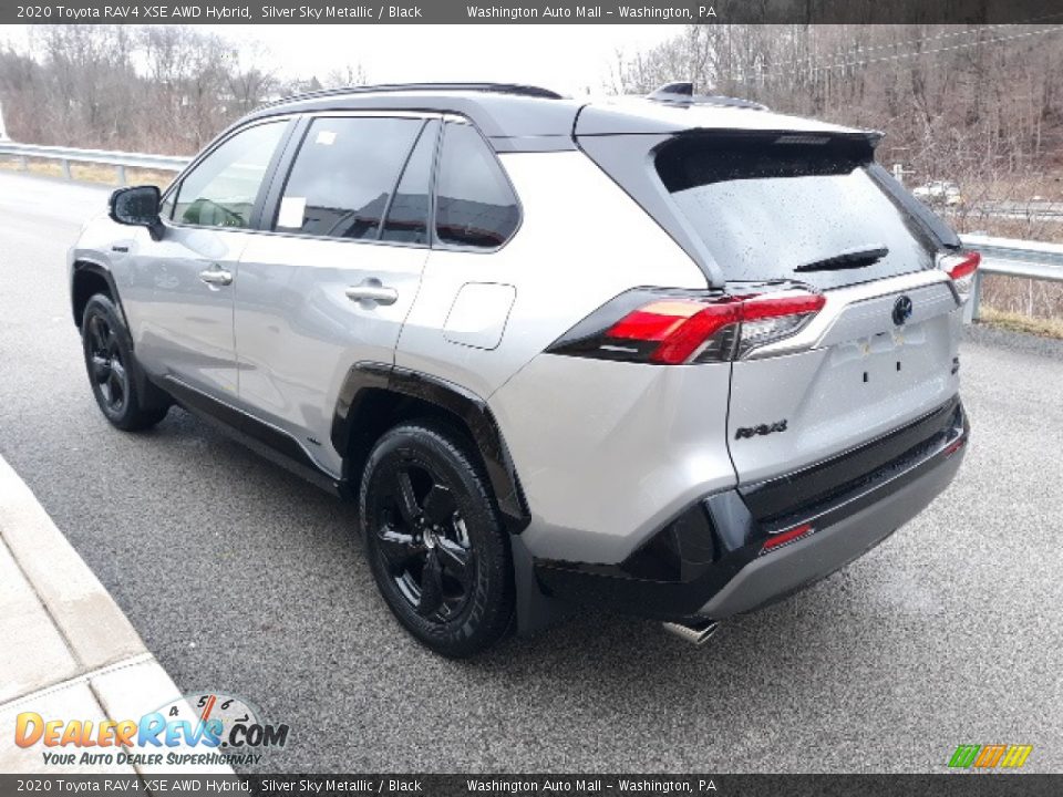 2020 Toyota RAV4 XSE AWD Hybrid Silver Sky Metallic / Black Photo #2