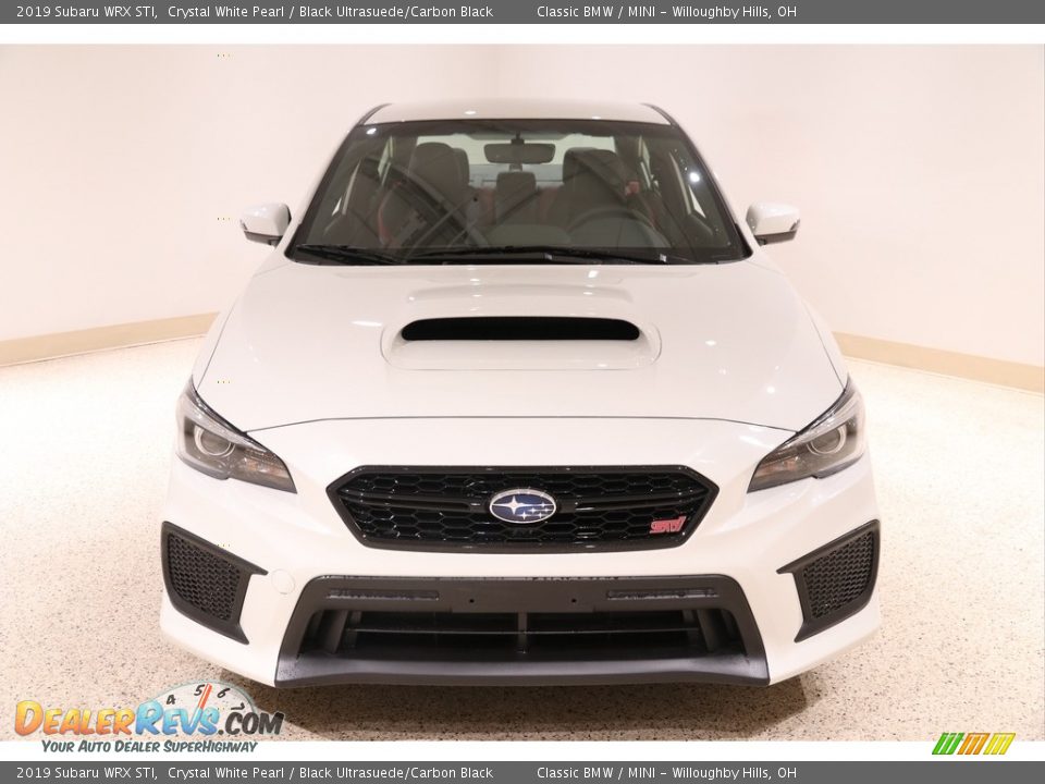 2019 Subaru WRX STI Crystal White Pearl / Black Ultrasuede/Carbon Black Photo #2