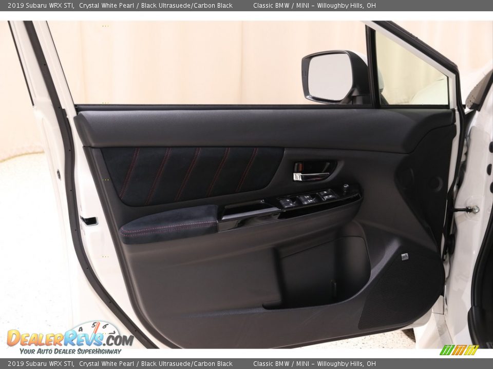 2019 Subaru WRX STI Crystal White Pearl / Black Ultrasuede/Carbon Black Photo #4