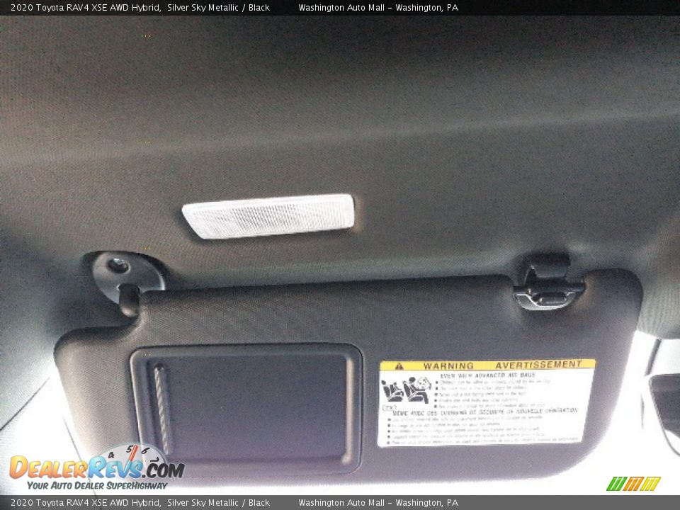 2020 Toyota RAV4 XSE AWD Hybrid Silver Sky Metallic / Black Photo #20