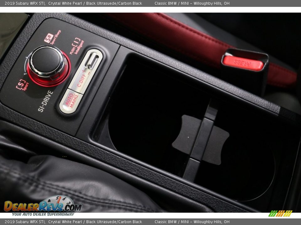 2019 Subaru WRX STI Crystal White Pearl / Black Ultrasuede/Carbon Black Photo #19