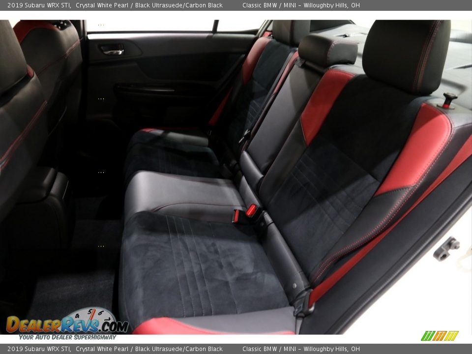2019 Subaru WRX STI Crystal White Pearl / Black Ultrasuede/Carbon Black Photo #23