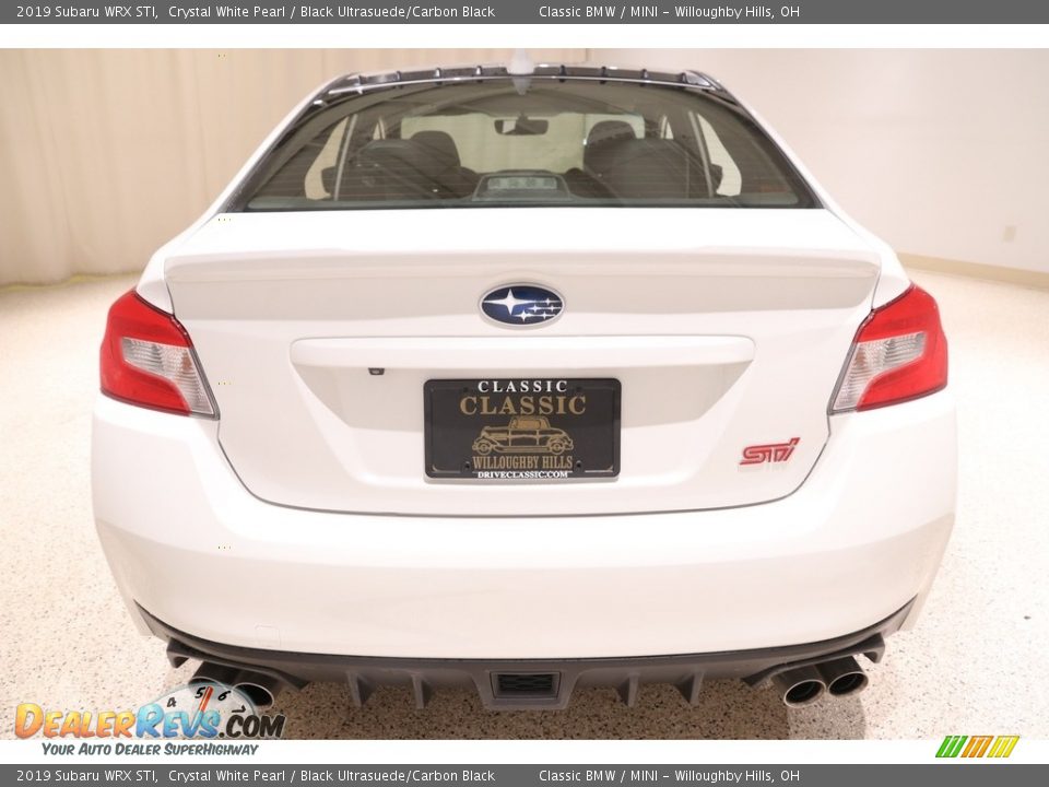 2019 Subaru WRX STI Crystal White Pearl / Black Ultrasuede/Carbon Black Photo #24