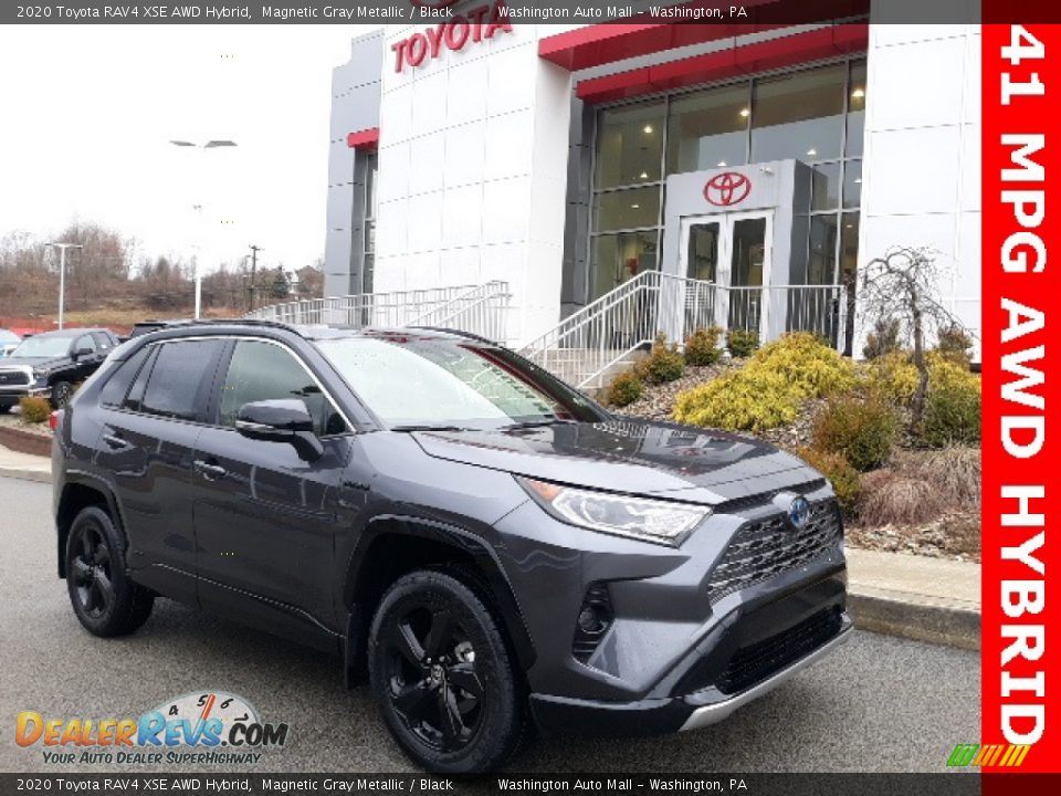 2020 Toyota RAV4 XSE AWD Hybrid Magnetic Gray Metallic / Black Photo #1