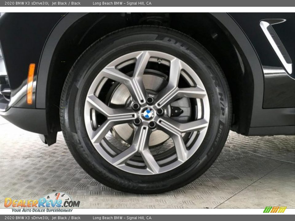2020 BMW X3 sDrive30i Jet Black / Black Photo #8