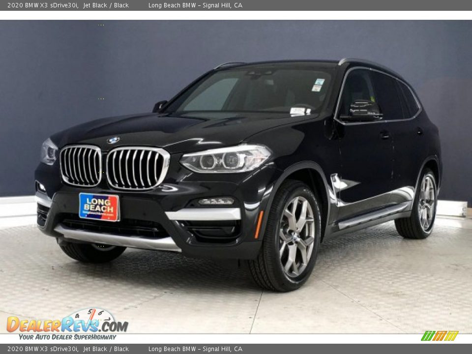2020 BMW X3 sDrive30i Jet Black / Black Photo #12