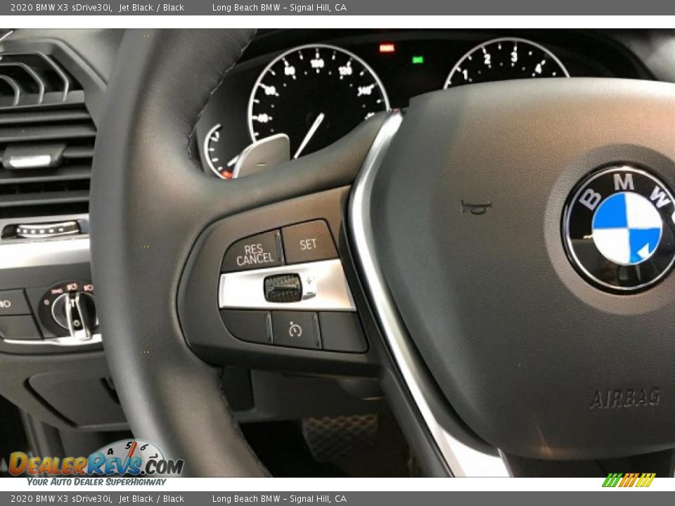 2020 BMW X3 sDrive30i Jet Black / Black Photo #14