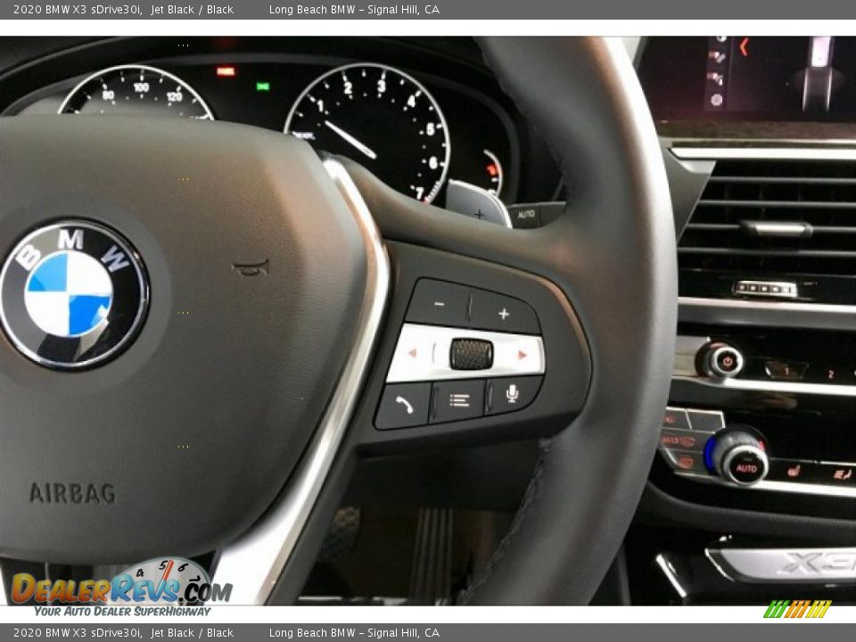 2020 BMW X3 sDrive30i Jet Black / Black Photo #15