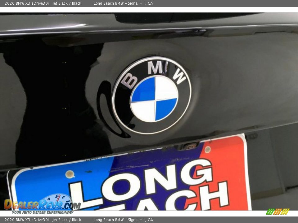 2020 BMW X3 sDrive30i Jet Black / Black Photo #23