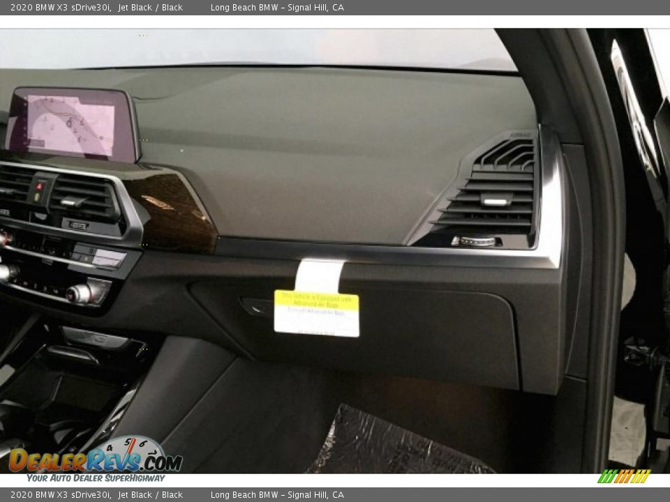 2020 BMW X3 sDrive30i Jet Black / Black Photo #24