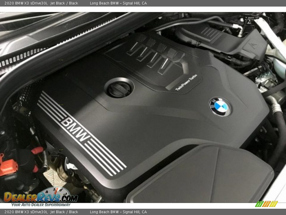 2020 BMW X3 sDrive30i Jet Black / Black Photo #26