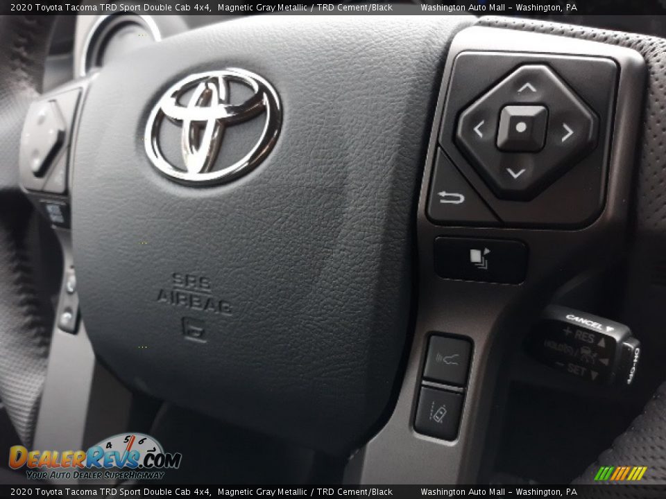 2020 Toyota Tacoma TRD Sport Double Cab 4x4 Magnetic Gray Metallic / TRD Cement/Black Photo #6