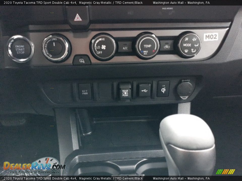 2020 Toyota Tacoma TRD Sport Double Cab 4x4 Magnetic Gray Metallic / TRD Cement/Black Photo #14