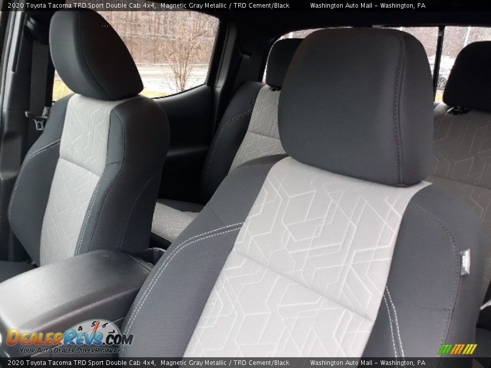 2020 Toyota Tacoma TRD Sport Double Cab 4x4 Magnetic Gray Metallic / TRD Cement/Black Photo #21