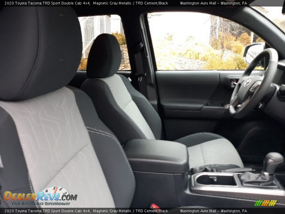 2020 Toyota Tacoma TRD Sport Double Cab 4x4 Magnetic Gray Metallic / TRD Cement/Black Photo #36