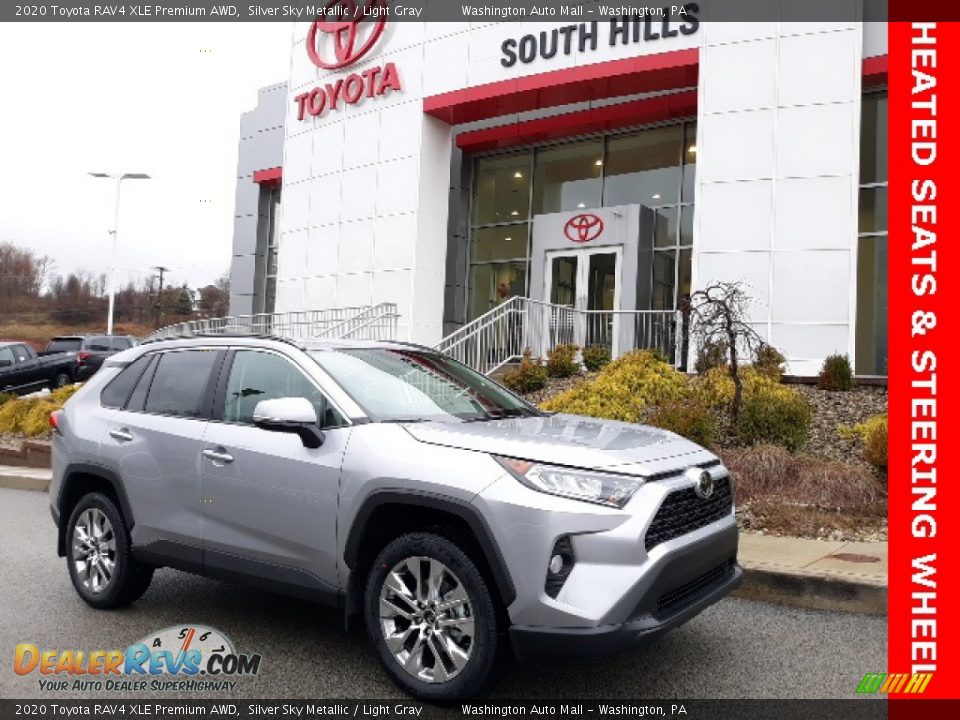 2020 Toyota RAV4 XLE Premium AWD Silver Sky Metallic / Light Gray Photo #1