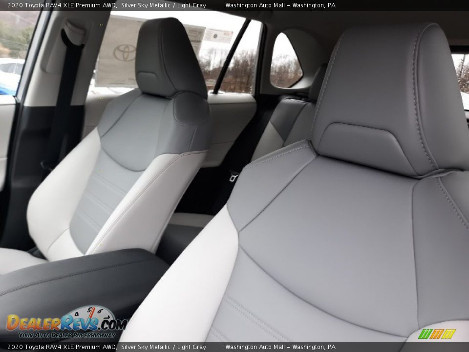 2020 Toyota RAV4 XLE Premium AWD Silver Sky Metallic / Light Gray Photo #24