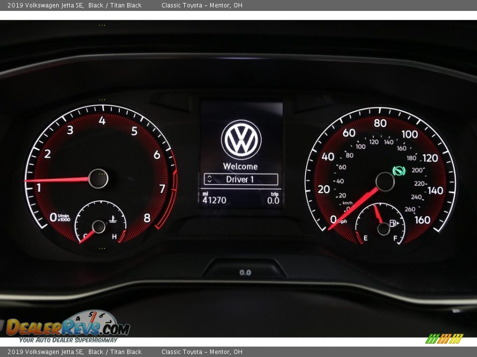 2019 Volkswagen Jetta SE Gauges Photo #8