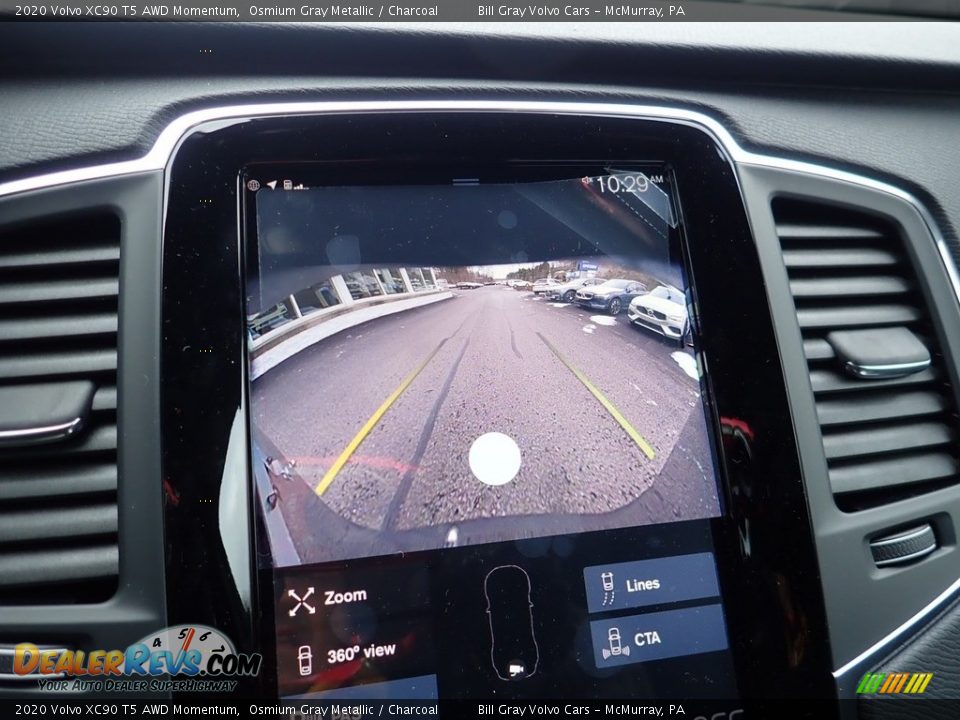 2020 Volvo XC90 T5 AWD Momentum Osmium Gray Metallic / Charcoal Photo #15