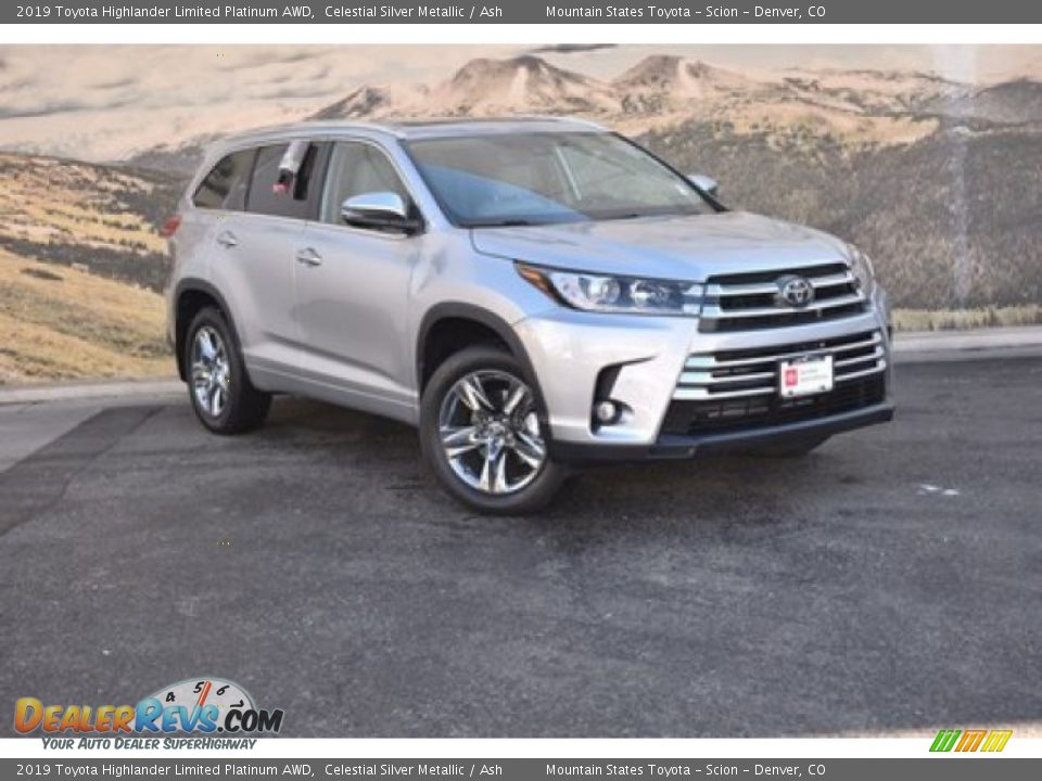 2019 Toyota Highlander Limited Platinum AWD Celestial Silver Metallic / Ash Photo #1