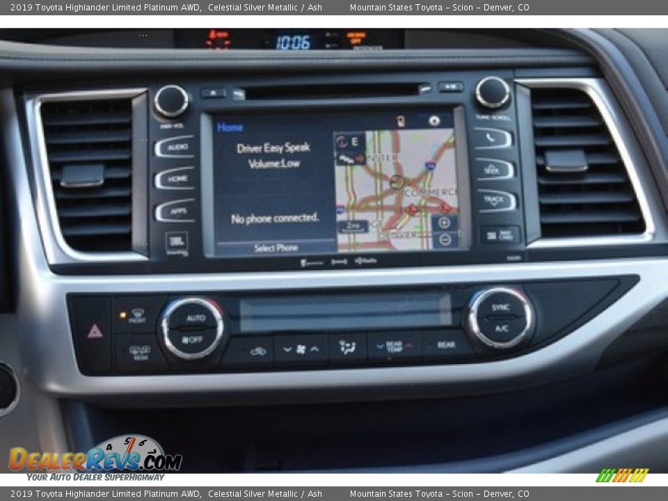 2019 Toyota Highlander Limited Platinum AWD Celestial Silver Metallic / Ash Photo #14
