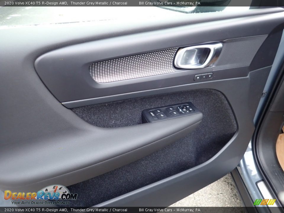 2020 Volvo XC40 T5 R-Design AWD Thunder Grey Metallic / Charcoal Photo #10