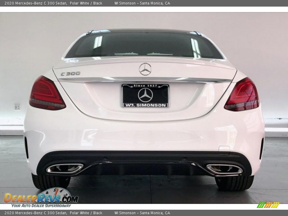2020 Mercedes-Benz C 300 Sedan Polar White / Black Photo #3