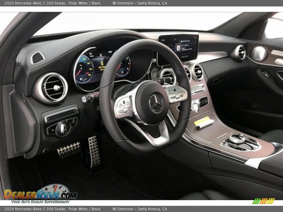 2020 Mercedes-Benz C 300 Sedan Polar White / Black Photo #4