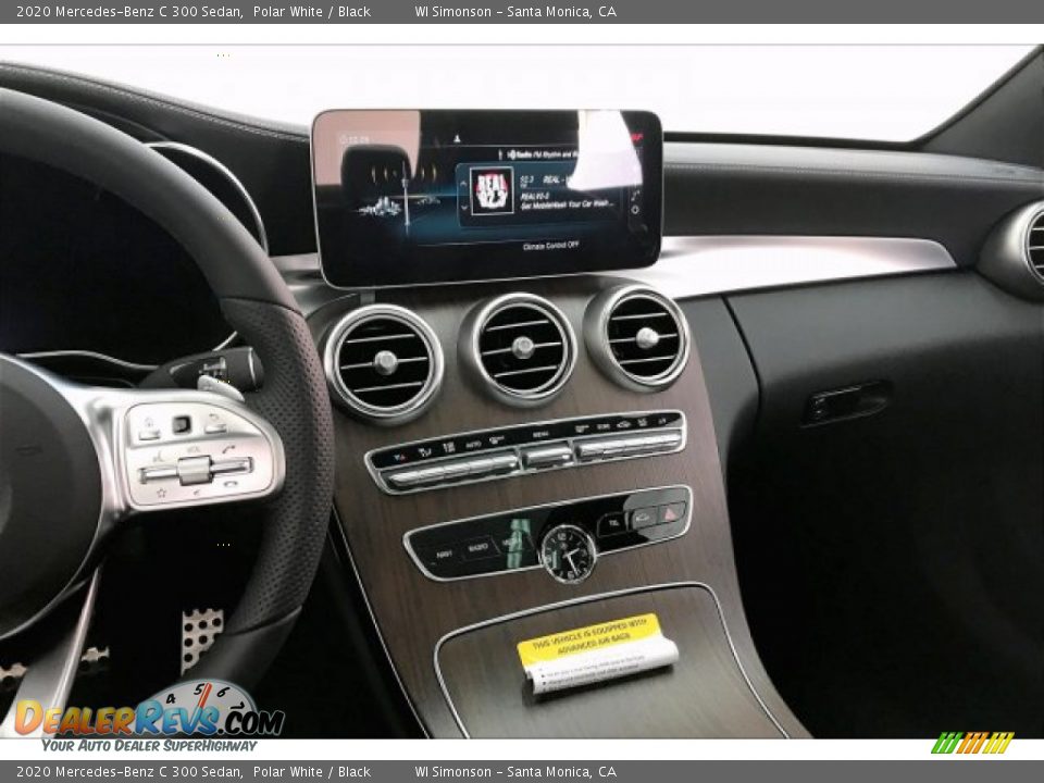 2020 Mercedes-Benz C 300 Sedan Polar White / Black Photo #6