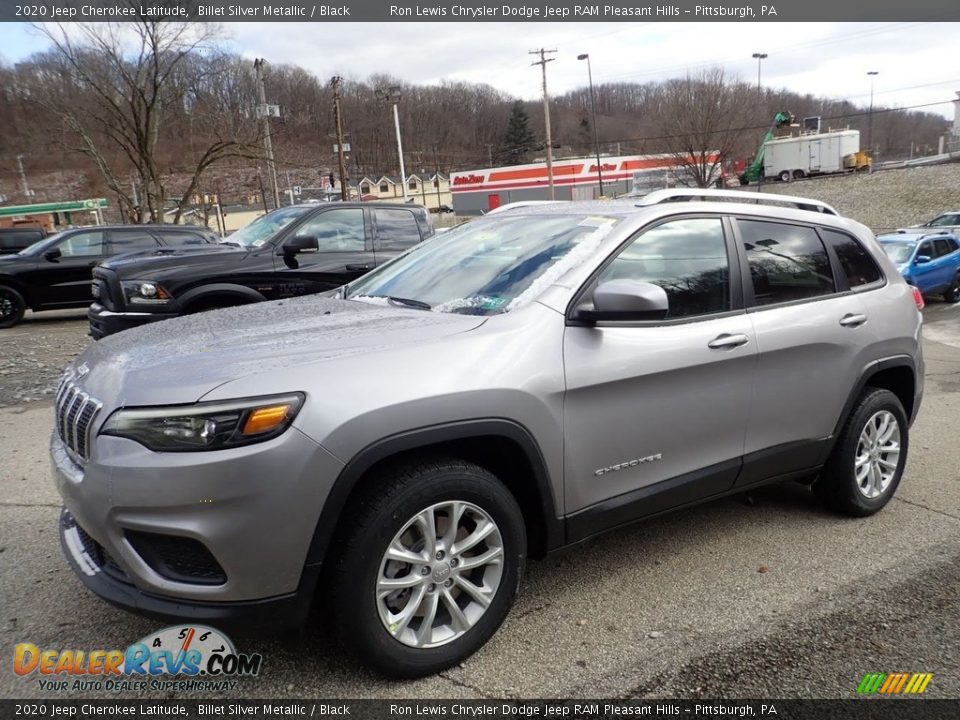 2020 Jeep Cherokee Latitude Billet Silver Metallic / Black Photo #1