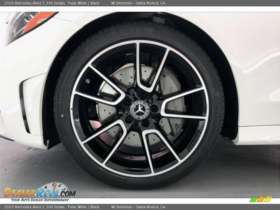 2020 Mercedes-Benz C 300 Sedan Polar White / Black Photo #9