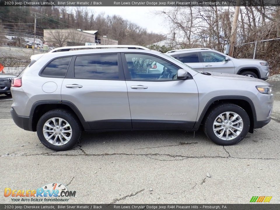 2020 Jeep Cherokee Latitude Billet Silver Metallic / Black Photo #4