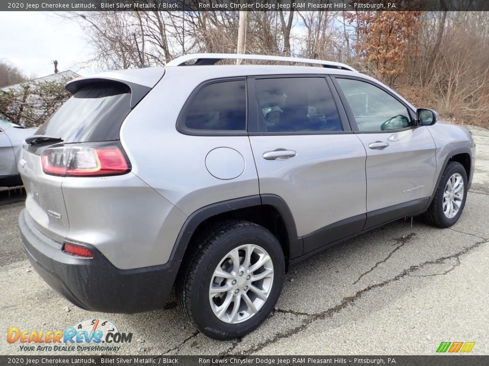 2020 Jeep Cherokee Latitude Billet Silver Metallic / Black Photo #5