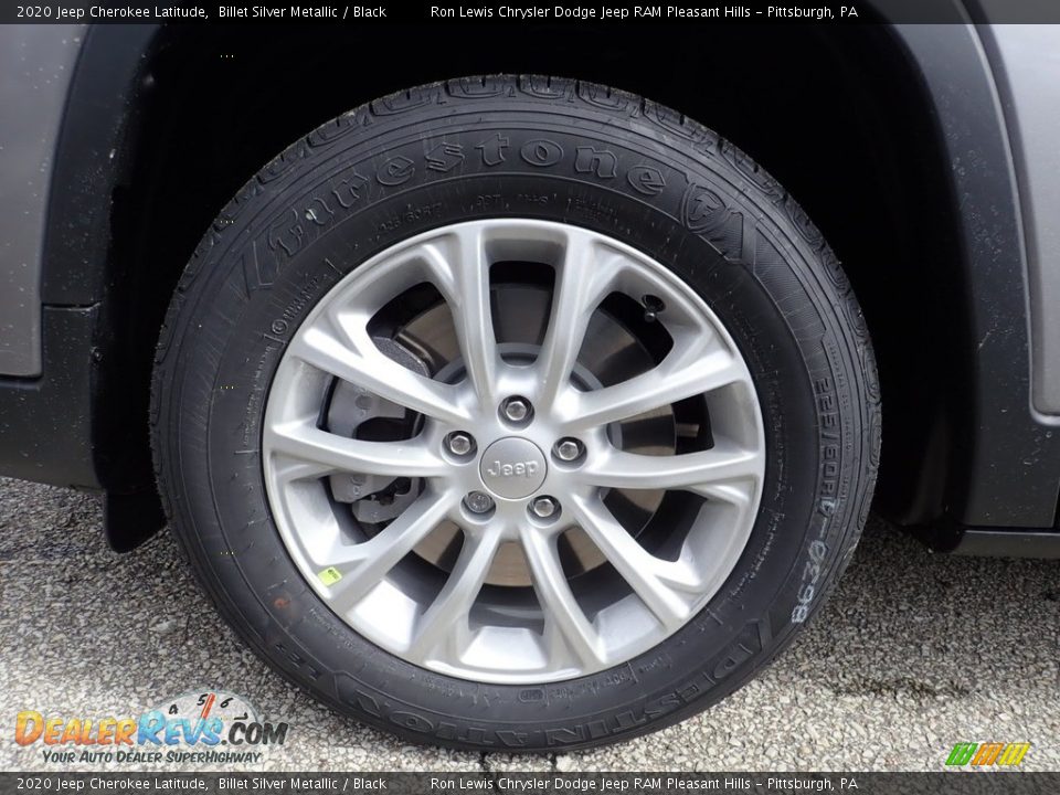 2020 Jeep Cherokee Latitude Billet Silver Metallic / Black Photo #6