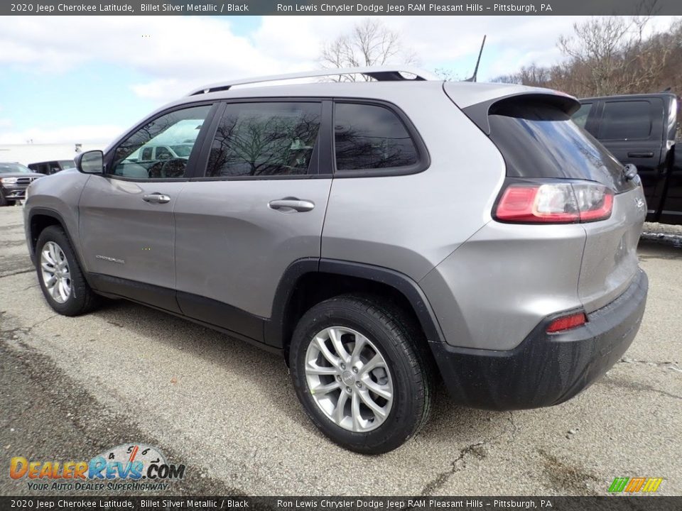 2020 Jeep Cherokee Latitude Billet Silver Metallic / Black Photo #8