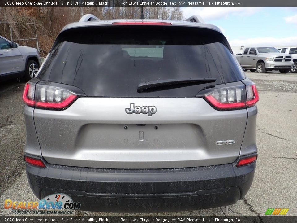 2020 Jeep Cherokee Latitude Billet Silver Metallic / Black Photo #10