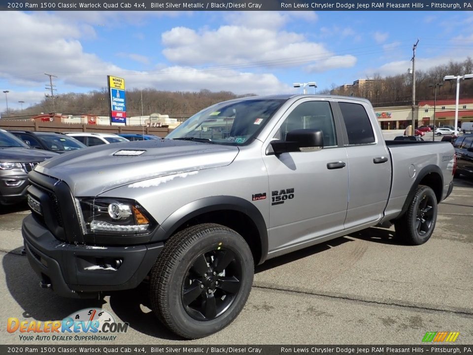 Front 3/4 View of 2020 Ram 1500 Classic Warlock Quad Cab 4x4 Photo #1