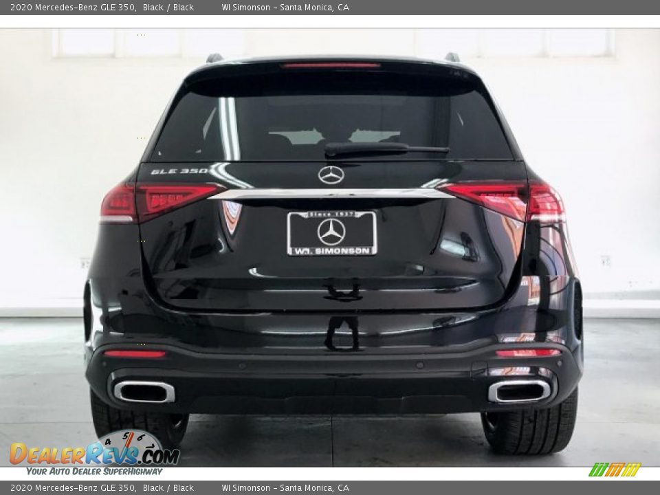 2020 Mercedes-Benz GLE 350 Black / Black Photo #3