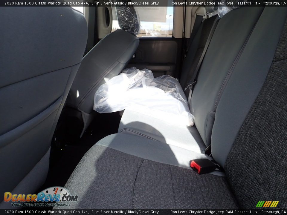 Rear Seat of 2020 Ram 1500 Classic Warlock Quad Cab 4x4 Photo #13