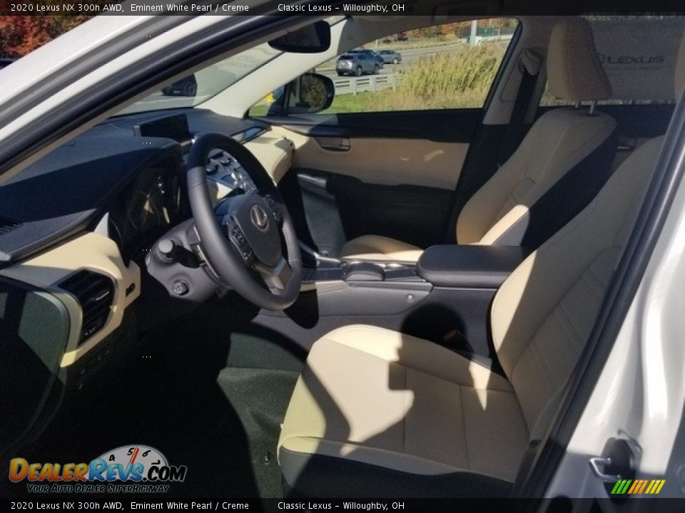 2020 Lexus NX 300h AWD Eminent White Pearl / Creme Photo #2