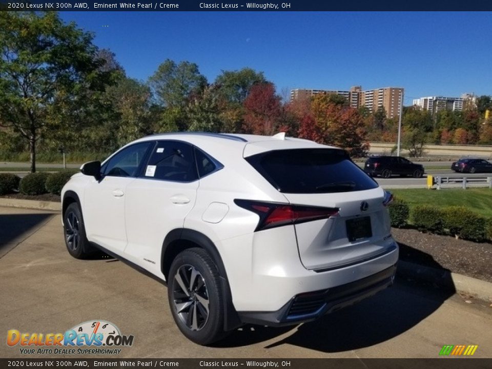 2020 Lexus NX 300h AWD Eminent White Pearl / Creme Photo #4