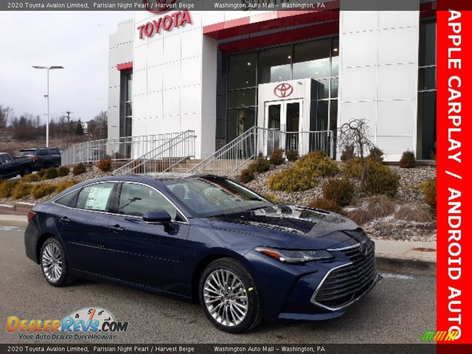 2020 Toyota Avalon Limited Parisian Night Pearl / Harvest Beige Photo #1