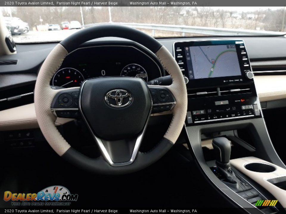 2020 Toyota Avalon Limited Parisian Night Pearl / Harvest Beige Photo #3