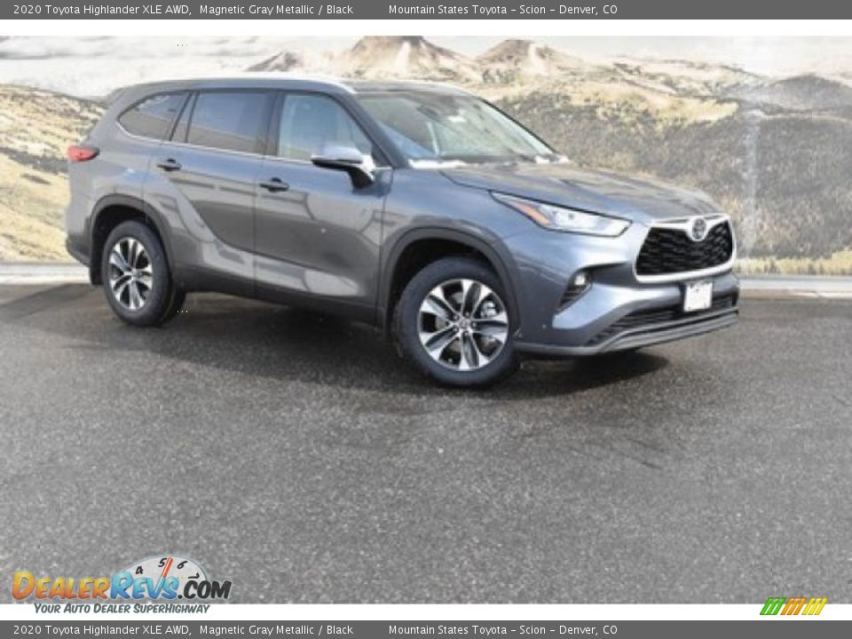 2020 Toyota Highlander XLE AWD Magnetic Gray Metallic / Black Photo #1