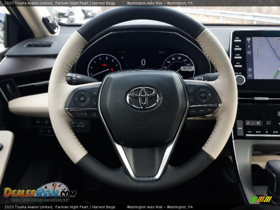 2020 Toyota Avalon Limited Parisian Night Pearl / Harvest Beige Photo #4